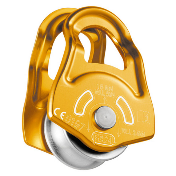 Petzl | P03A - Mobile Ultra Compact Pulley, Swinging Side Plates