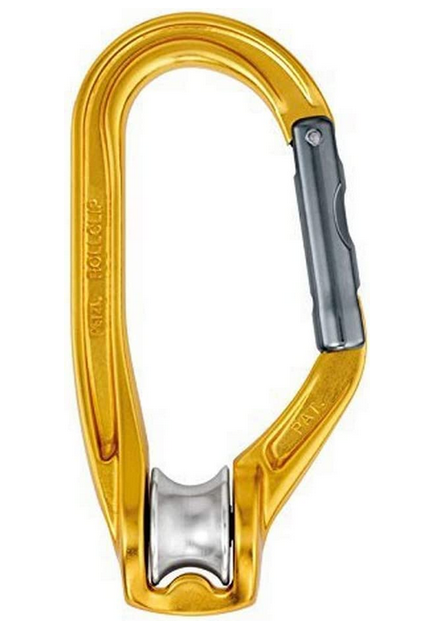 Petzl | P74 TL - Rollclip A - Pulley - Carabiner (Triact-Locking)