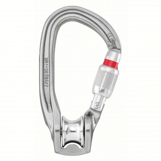 Petzl | P75 SL - RollLclip Z Pulley Carabiner (Screw-Lock)