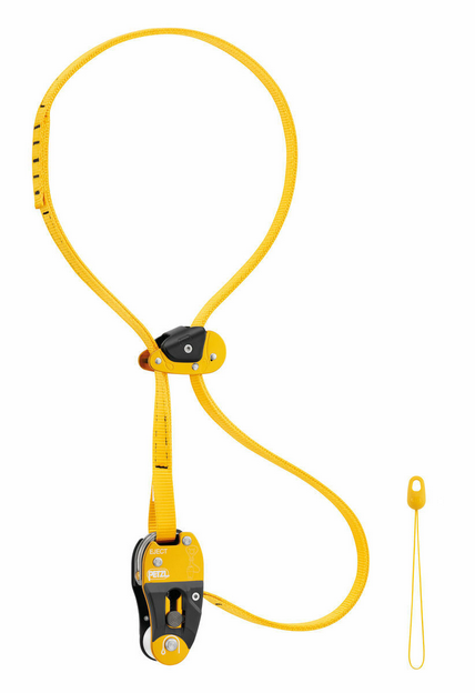 Petzl | G001AA00 - Eject adjustable friction saver, with pulley, that is easily retrievable from the ground