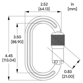 ProClimb | Triple Lock Oval I-Beamer (USR-17-A3T9P)