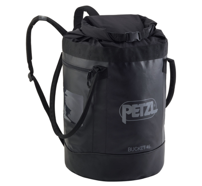 Petzl | S001CA02 - Black Bucket 45 Large-capacity freestanding bag