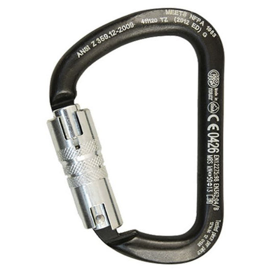 Kong | XL ANSI Twist Lock Carbon Steel Carabiner (KNG-411-TZ)